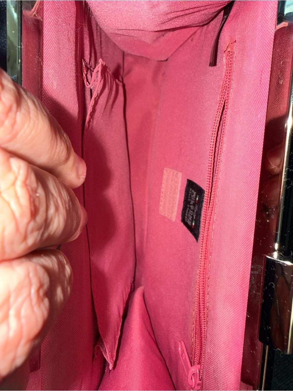 Wilsons Leather Pink Leather Shoulder Bag - Picture 8 of 8